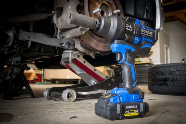 Kobalt 24V Max XTR High-Torque Impact Wrench Profile