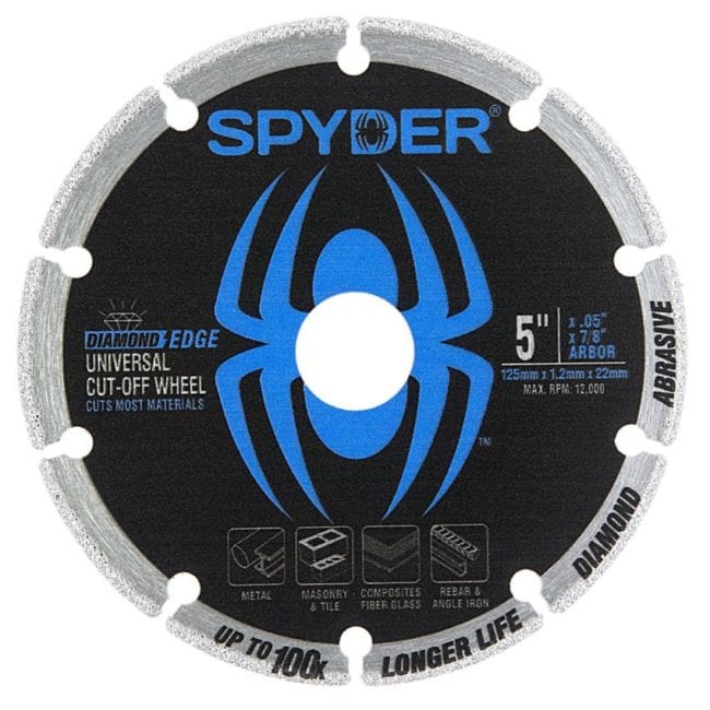 Spyder 5-inch Segmented Diamond Grinder Blades