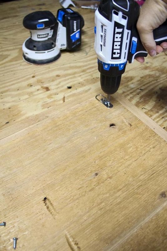 mounting D-brackets for hanging planter