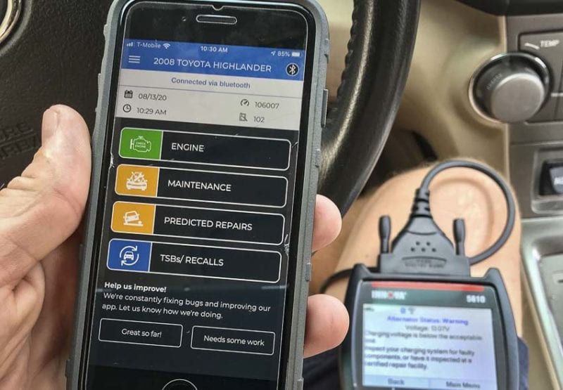 Innova CarScan Pro 5610 RepariSolutions2 app