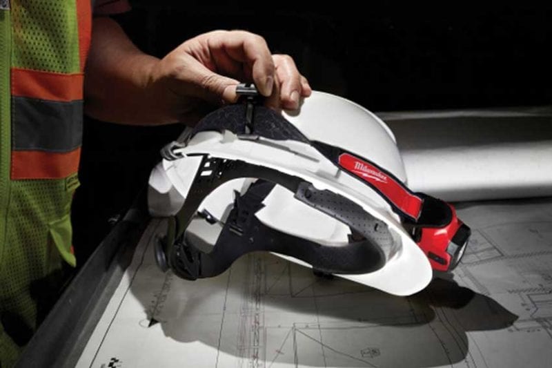 Milwaukee 2111-21 USB rechargeable hard hat headlamp