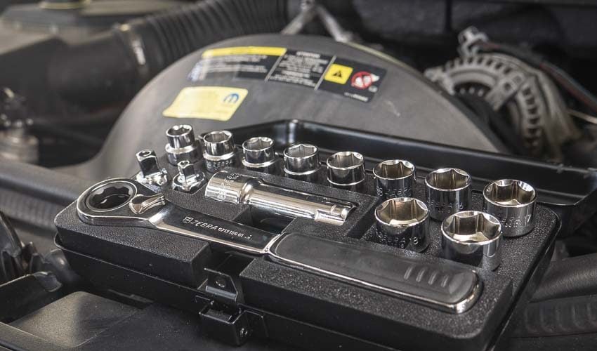 Wurth Zebra Pass-Through Reversible Ratchet Set 07131300