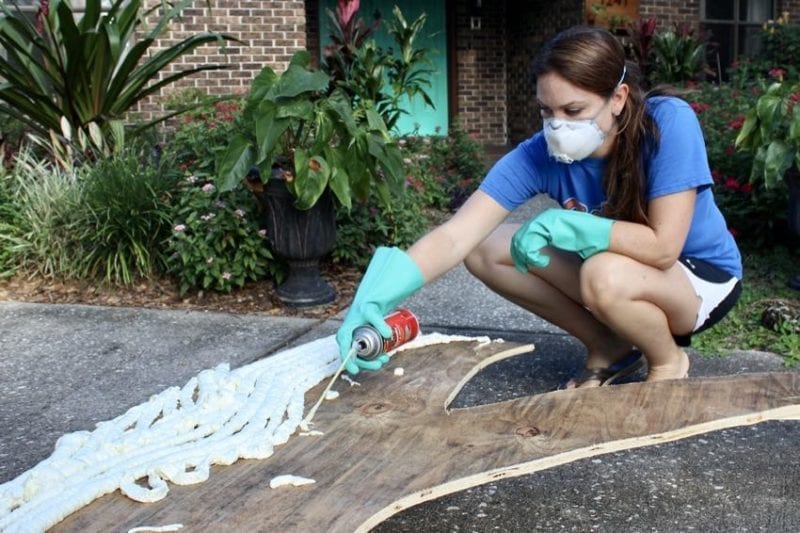 sprayfoam tree texture