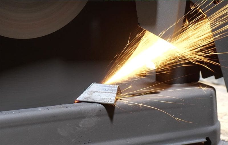 Milwaukee M18 Fuel Chop Saw Angle Iron Cutting