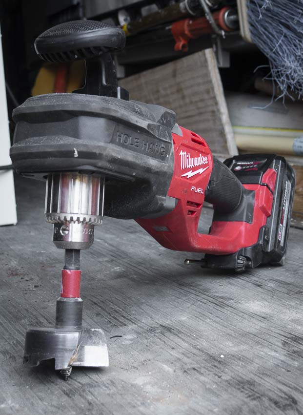 Cordless Hole Hawg chuck