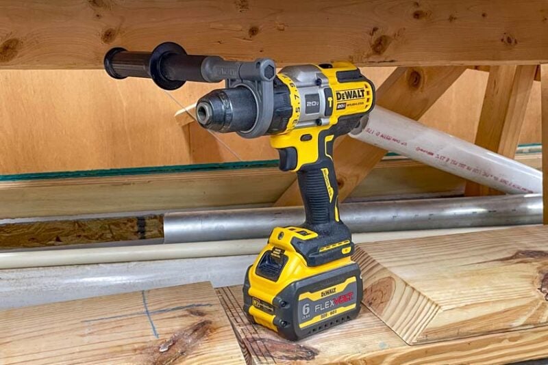 DeWalt DCD999 20V Max FlexVolt Advantage Hammer Drill Profile Shot