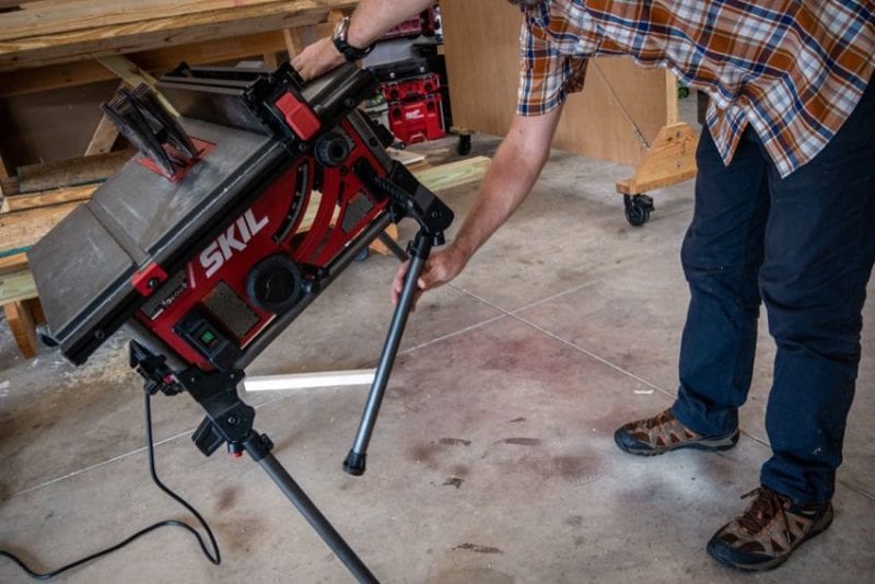 Skil compact table saw folding legs