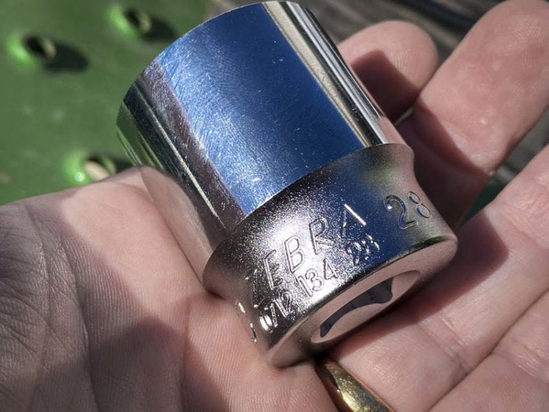 roll-stamped markings