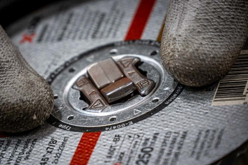 Makita X-Lock system for angle grinders