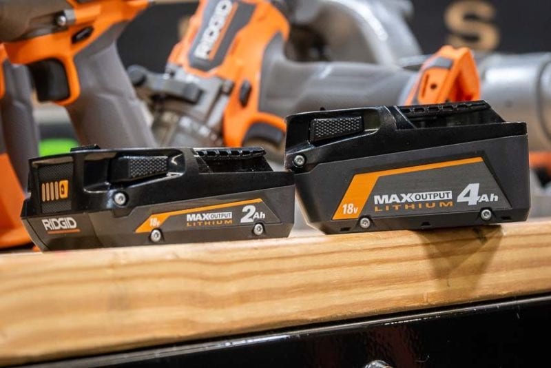 Ridgid 18V Max Output Battery