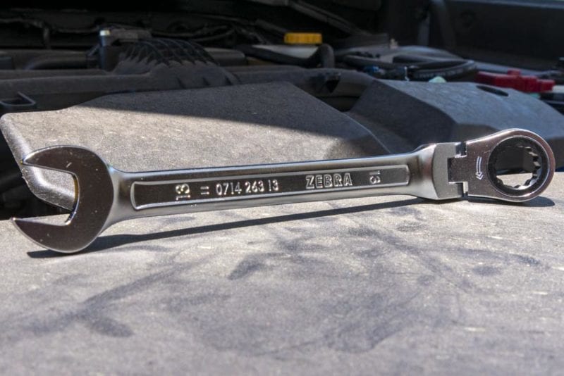 Wurth Zebra PowerDriv Flex Head Ratcheting Wrench