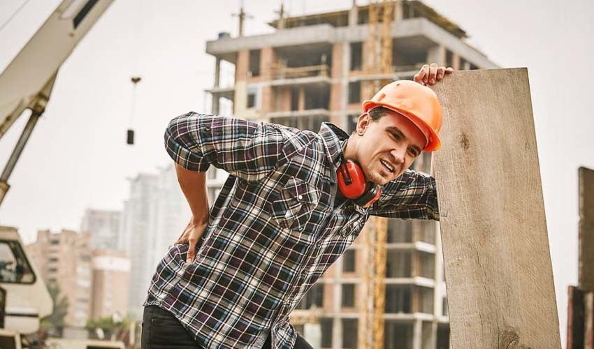 Avoid back pain on jobsite