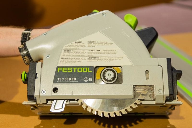 Festool KEB track saw build quality