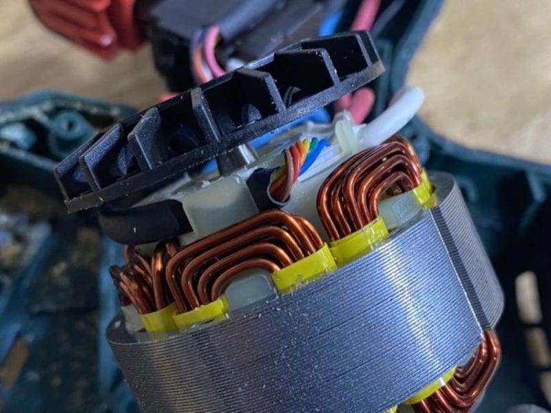 Hall sensor on brushless motor