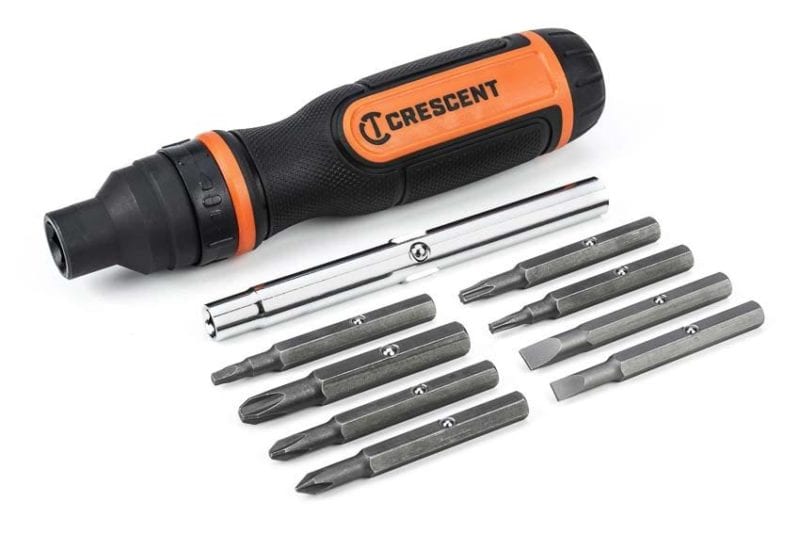 Crescent Muti-Bit Drivers 11-in-1 Ratcheting Driver