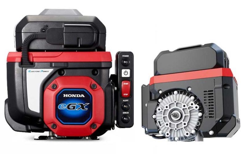 Honda eGX electric motor front back
