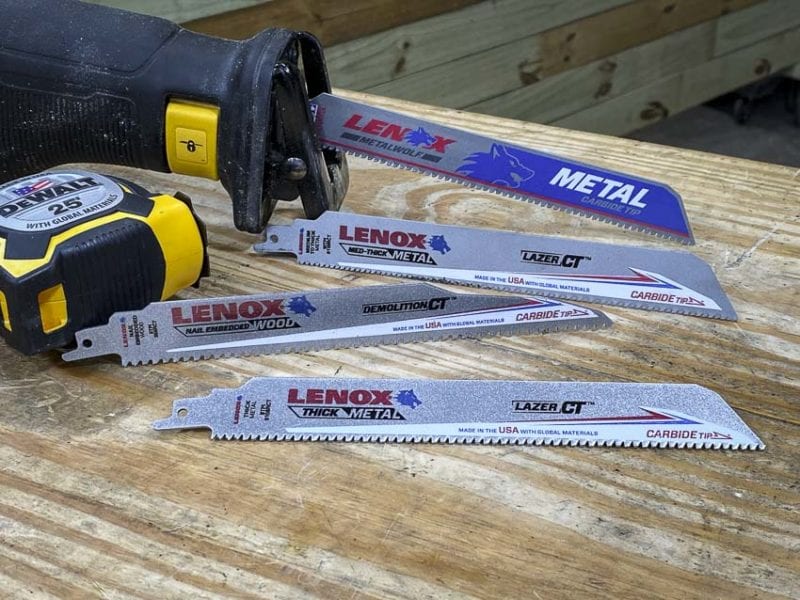 LENOX CT reciprocating saw blades