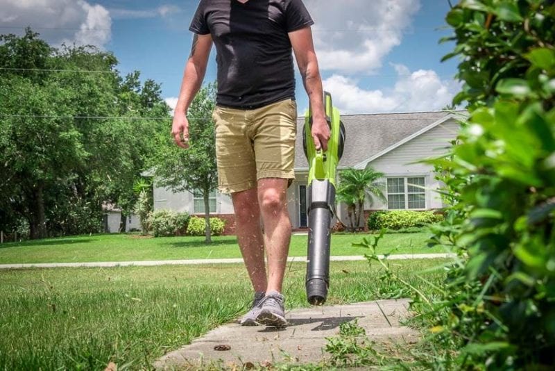 Ryobi 40V HP Brushless 730 CFM Leaf Blower Runtime