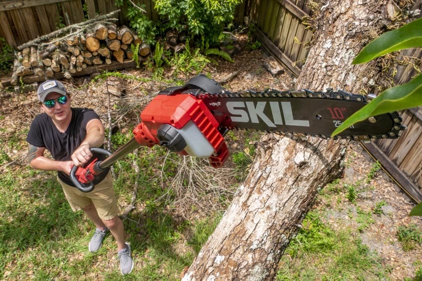 SKIL 40V Cordless 10-Inch Pole Saw PS4561C-10
