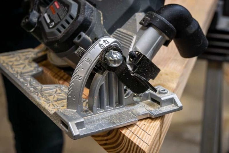 Flex 24V Inline Circular Saw Bevel Adjust