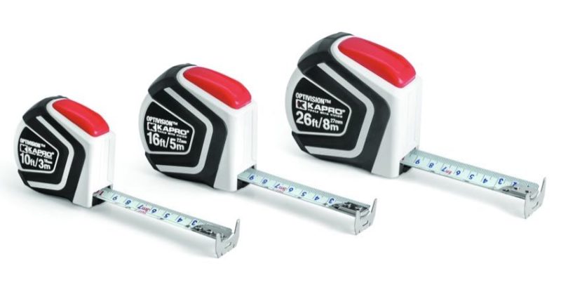 Kapro 510 Optivision magnetic tape measures