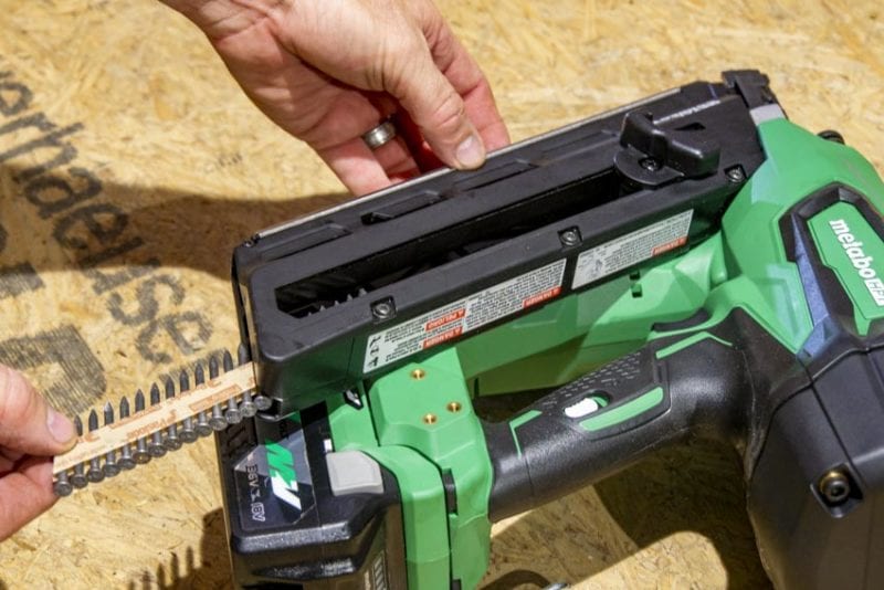 Metabo HPT Cordless Metal Connector Nailer Magazine