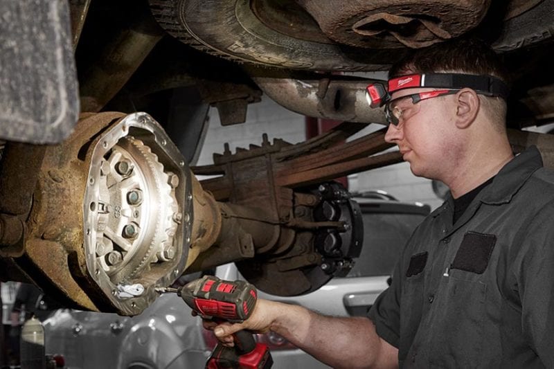 Milwaukee Rechargeable Headlamp and Magnetic Task Light