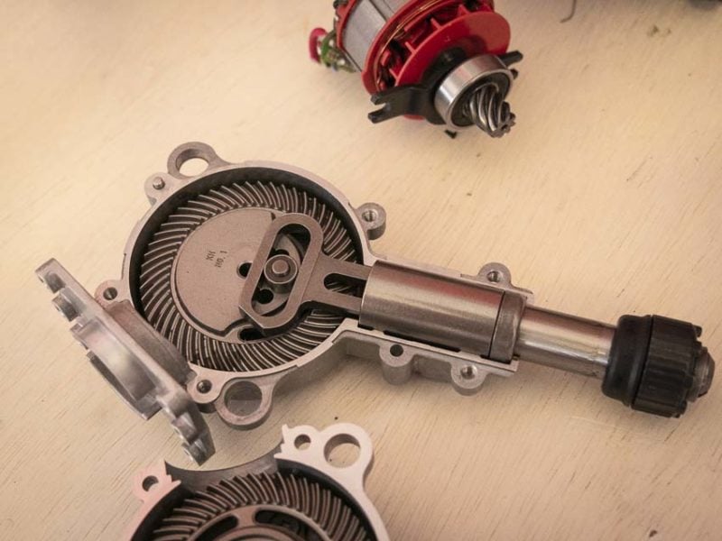 Milwaukee Sawzall flywheel counterbalance