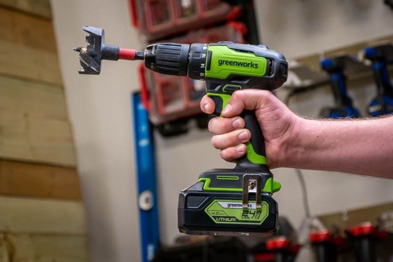 Greenworks 24V Drill Driver Ergonomics