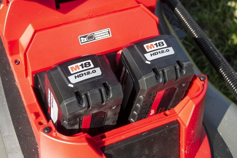 2 x M18 Battery = 36V Mower