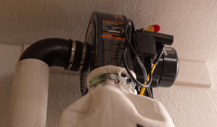 Powertec Dust Collector inlet