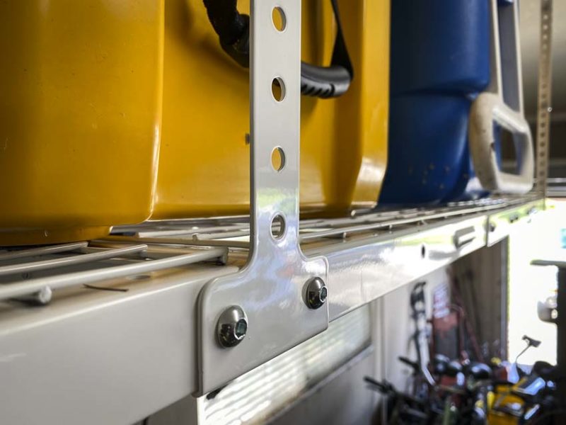 Fleximounts storage rack bracing