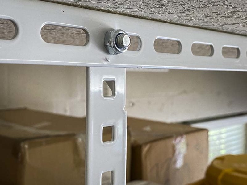 garage storage support post