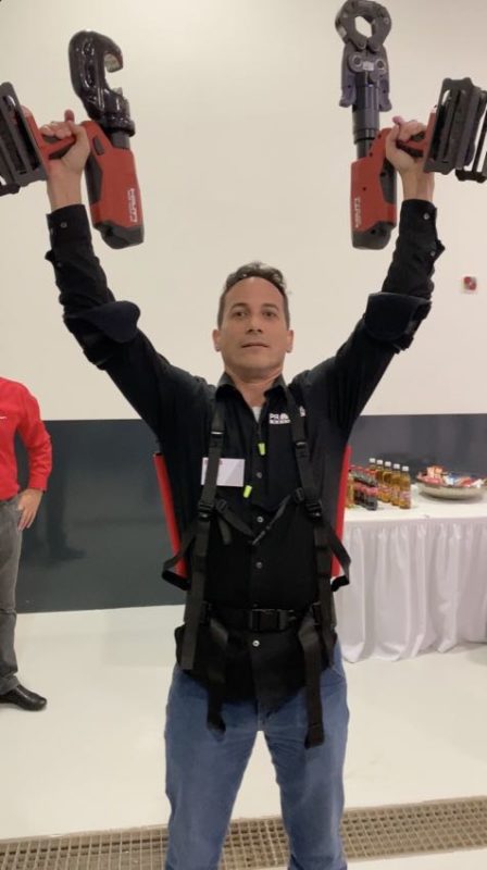 Clint Hilti EXO-01 Exoskeleton suit