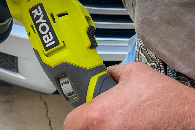 Ryobi 18V One+ Variable Speed Cordless Dual Action Polisher PBF100