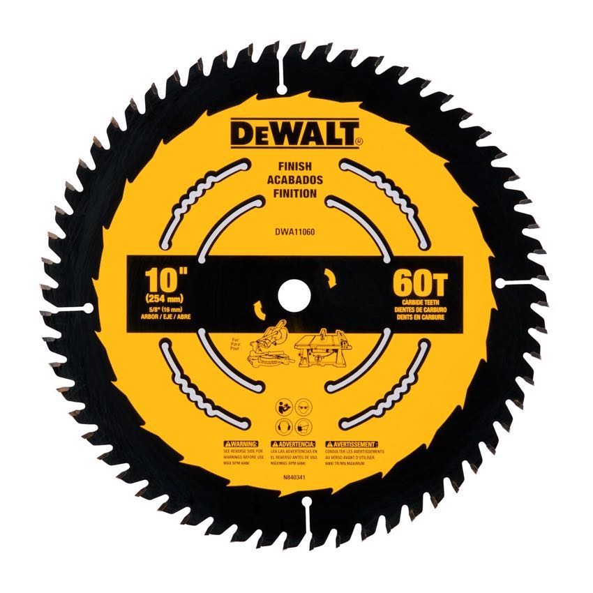 DeWalt 60T 10-inch Circular Saw Blade
