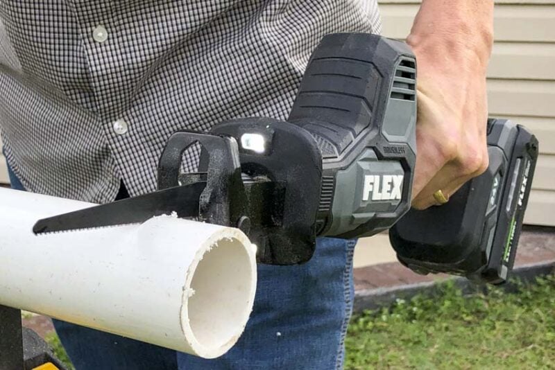 Flex 24V Brushless One-Hand saw