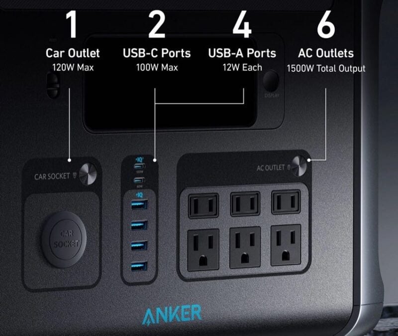 Anker 757 Power Station LED light