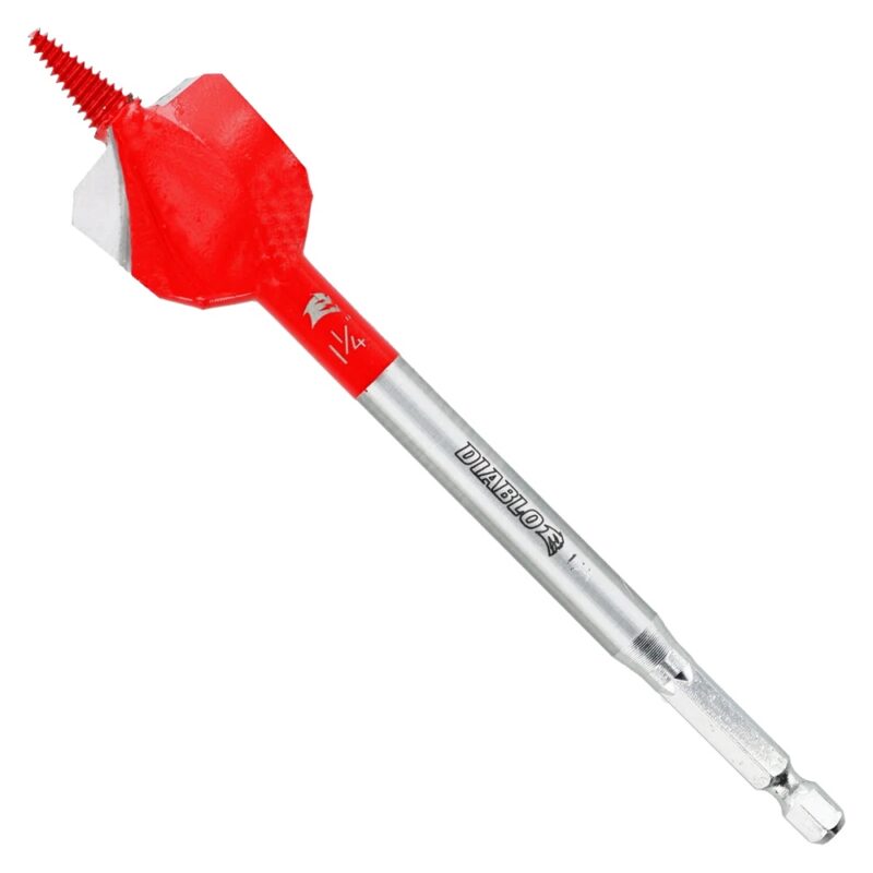 Diablo Demo Demon Nail-Embedded Wood Spade Bit