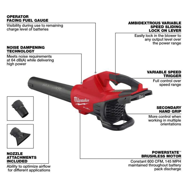 Milwaukee M18 Fuel Dual Battery Leaf Blower