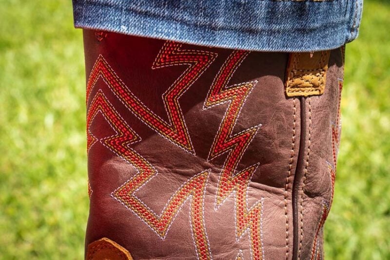 Ariat WorkHog XT stitching