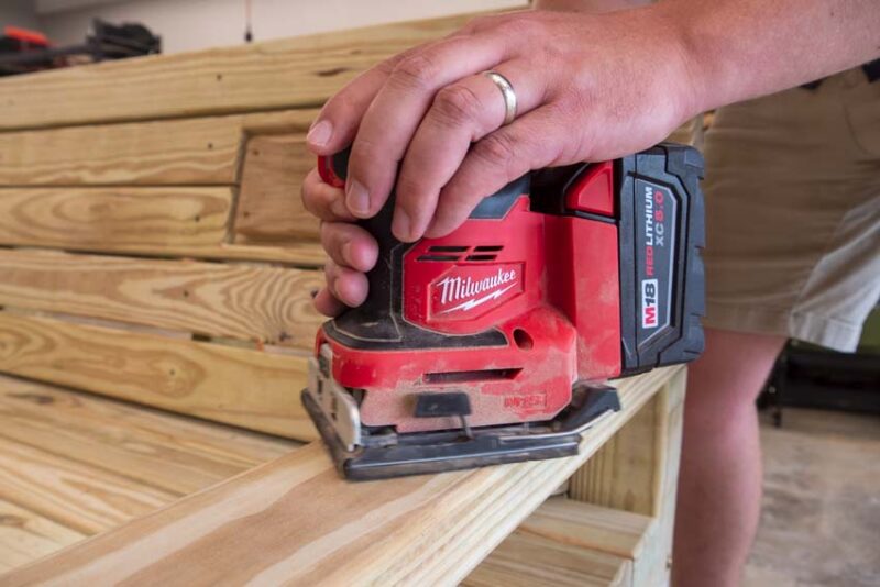 Milwaukee M18 Cordless Orbital 1/4-Sheet Sheet Sander