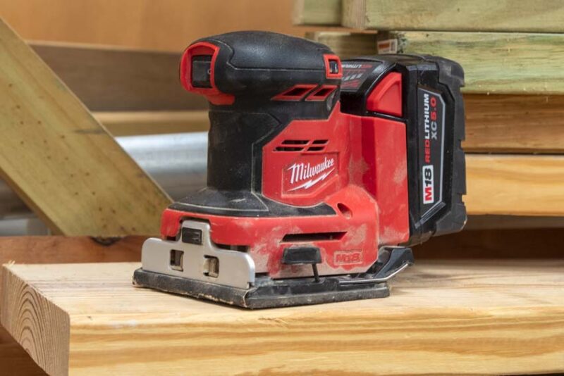Milwaukee M18 Cordless 1/4-Sheet Orbital Sheet Sander 2649