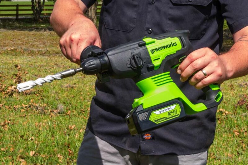 Greenworks 24V Cordless SDS-Plus Rotary Hammer Review