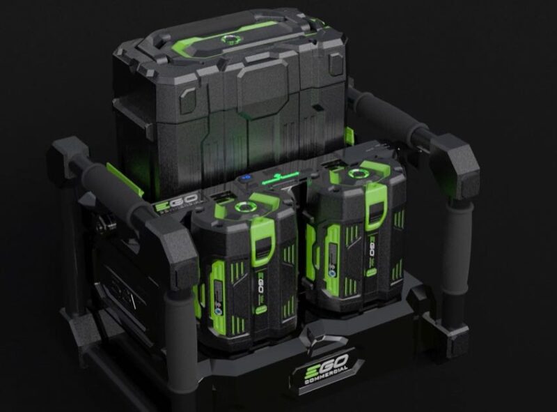 EGO Commercial 56V battery docking station