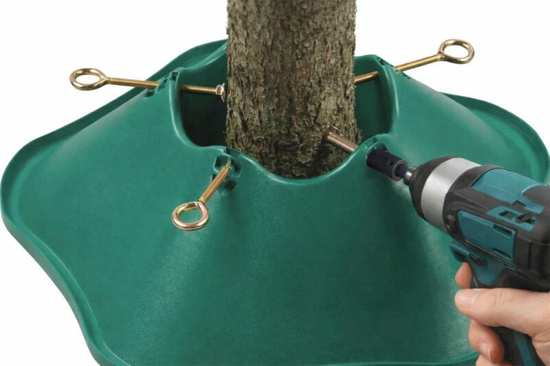 Hack Your Christmas Tree Stand to Use a Power Tool