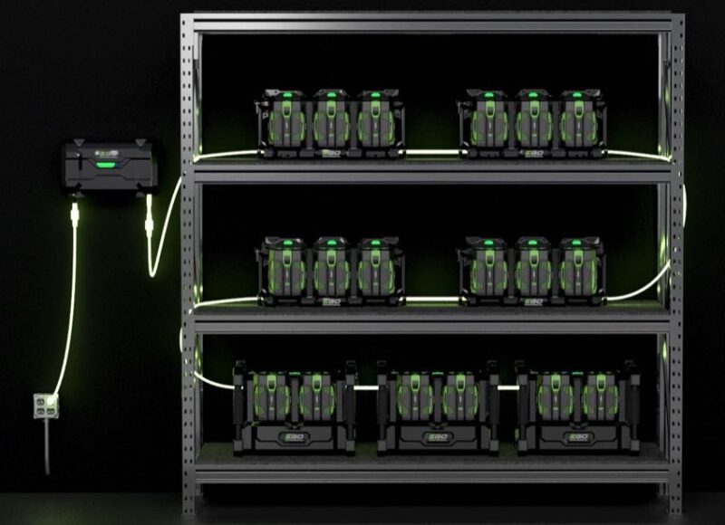 combination onsite charging and overnight 56V