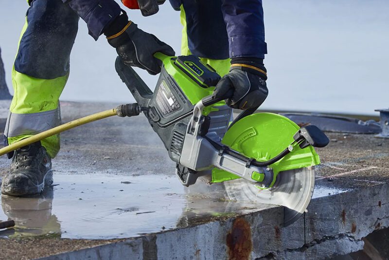 Greenworks Commercial 82V 12-Inch Power Cutter Review