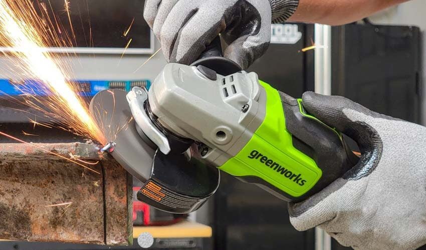 Greenworks 24V Cordless Angle Grinder Review