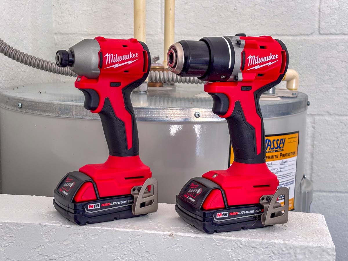 Impact Driver vs Drill: Milwaukee M18 Brushless Compact Drill and Impact Driver